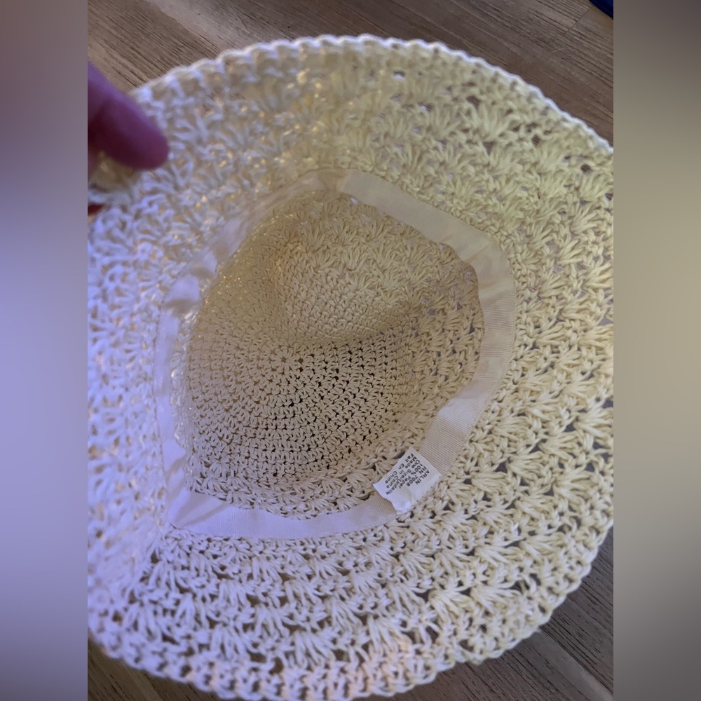Arlin Cream 100% Paper Bucket Hat Vintage - Picture 2 of 4